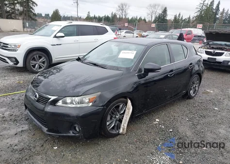 2012 Lexus Ct 200H Premium from USA, damaged, VIN JTHKD5BHXC2076572